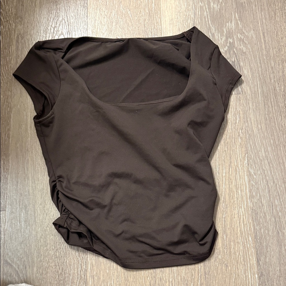 Elegant Brown Women's Top